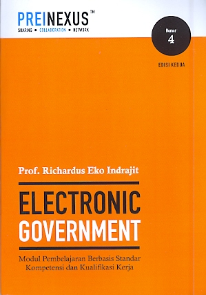 Electronic Government: Modul pembelajaran berbasis standar kompetensi dan kualifikasi kerja nomor 4