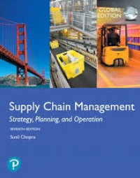 Supply chain management: strategy, planning and operation