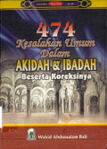 474 Kesalahan Umum : Dalam akidah & ibadah beserta koreksinya