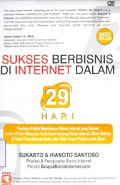 Sukses Berbisnis Di Internet Dalam 29 Hari cet 2