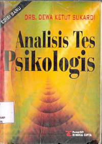 Analisis Tes Psikologis: Dalam Penyelenggaraan Bimbingan di Sekolah