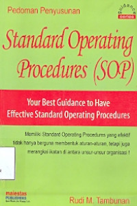 Pedoman Penyusunan Standard Operating Procedures (SOP)