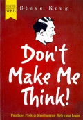 Don't Make Me Think !