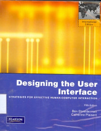 Designing the User Interface:strategies for effective human computer interaction