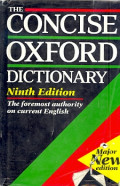 The Concise Oxford Dictionary of Current English