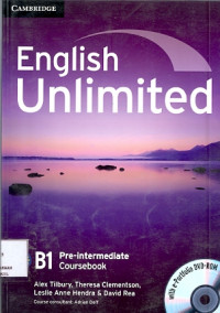 English Unlimited : B1 Pre-Intermediate Coursebook