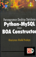 Pemrograman Desktop Database Python-MySQL dengan BOA Constructor