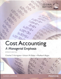 Cost accounting: A managerial emphasis