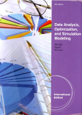 Data Analysis, Optimization, and Simulation Modeling